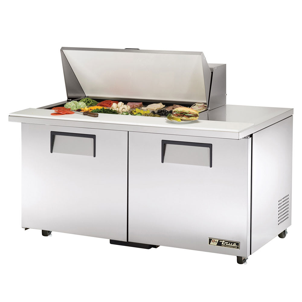 True TSSU-60-18M-B-HC ADA 60" TSSU Series Mega Top Sandwich/Salad Prep Table w/ Refrigerated Base, 115v