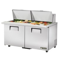 True TSSU-60-18M-B-HC ADA 60" TSSU Series Mega Top Sandwich/Salad Prep Table w/ Refrigerated Base, 115v thumbnail 2