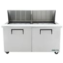 True TSSU-60-24M-B-ST-HC 60" TSSU Series Mega Top Sandwich/Salad Prep Table w/ Refrigerated Base, 115v thumbnail 3