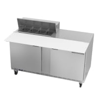 True TSSU-60-08-HC 60" TSSU Series Sandwich/Salad Prep Table w/ Refrigerated Base, 115v thumbnail 3
