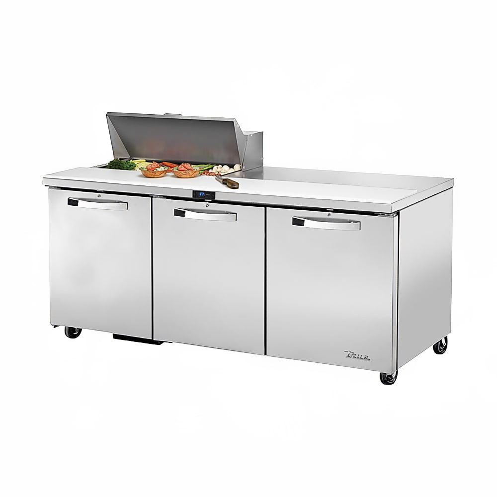 True TSSU-72-08-HC~SPEC3 ADA 72" Spec Series® Sandwich/Salad Prep Table w/ Refrigerated Base, 115v