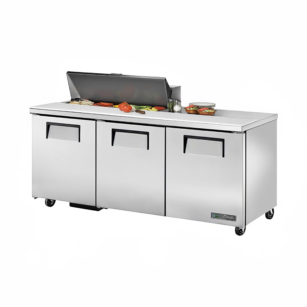 True TSSU-72-10-HC ADA 72" TSSU Series Sandwich/Salad Prep Table w/ Refrigerated Base, 115v