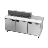 True TSSU-72-12-HC 72" TSSU Series Sandwich/Salad Prep Table w/ Refrigerated Base, 115v thumbnail 3