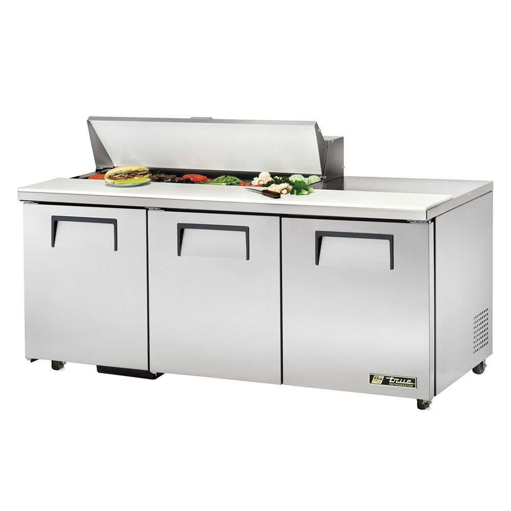 True TSSU-72-12-HC ADA 72" TSSU Series Sandwich/Salad Prep Table w/ Refrigerated Base, 115v