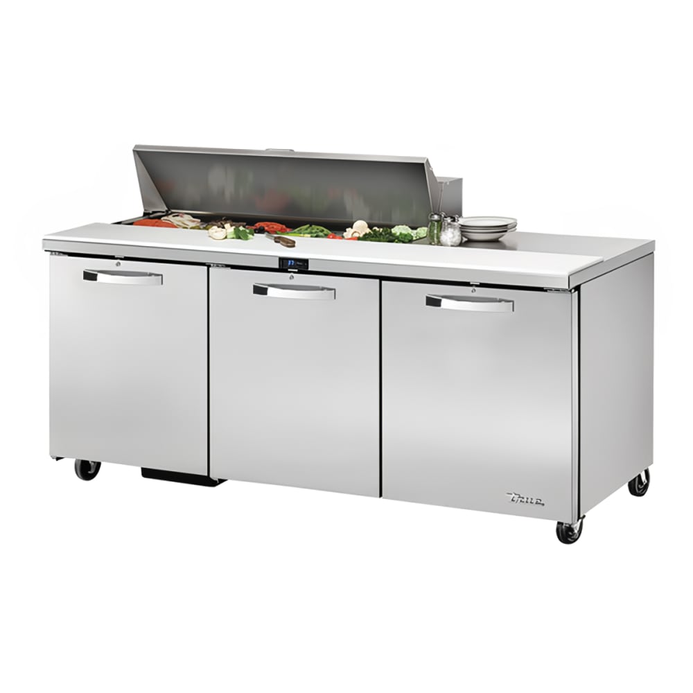 True TSSU-72-12-HC~SPEC3 ADA 72" Spec Series® Sandwich/Salad Prep Table w/ Refrigerated Base, 115v