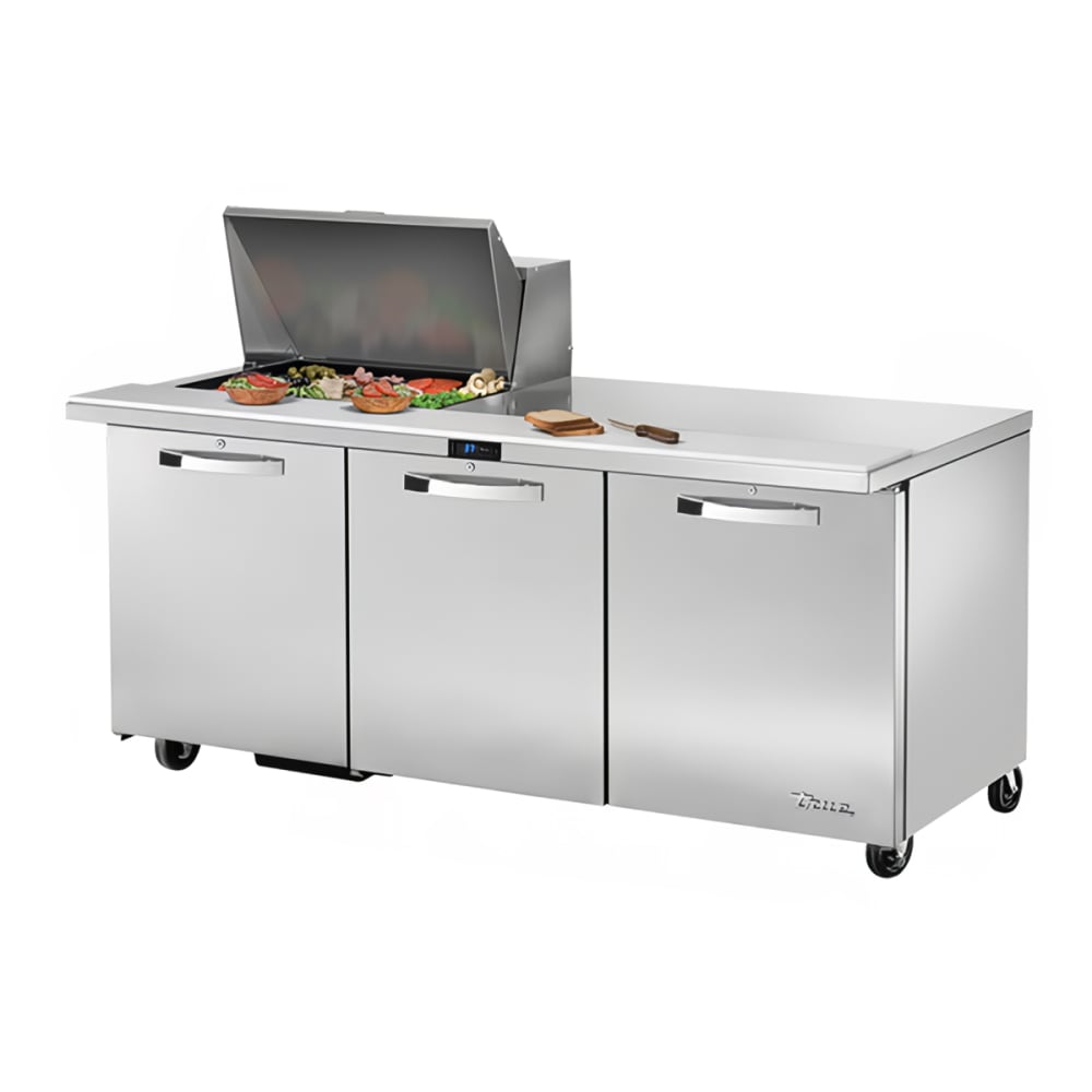 True TSSU-72-12M-B-HC~SPEC3 ADA 72" Spec Series® Mega Top Sandwich/Salad Prep Table w/ Refrigerated Base, 115v