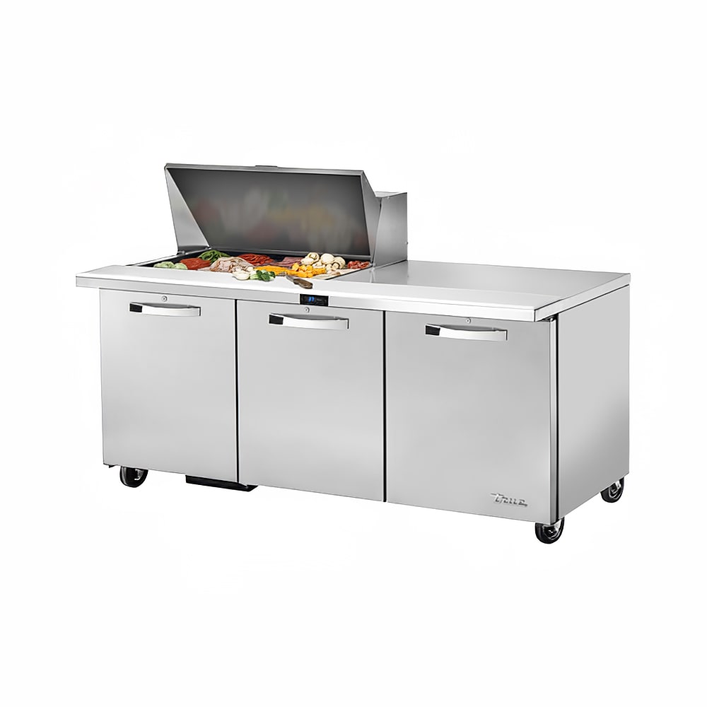 True TSSU-72-15M-B-HC~SPEC3 ADA 72" Spec Series® Mega Top Sandwich/Salad Prep Table w/ Refrigerated Base, 115v