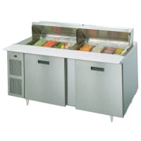True TSSU-72-16-HC 72" TSSU Series Sandwich/Salad Prep Table w/ Refrigerated Base, 115v thumbnail 2