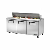 True TSSU-72-16-HC ADA 72" TSSU Series Sandwich/Salad Prep Table w/ Refrigerated Base, 115v thumbnail 2