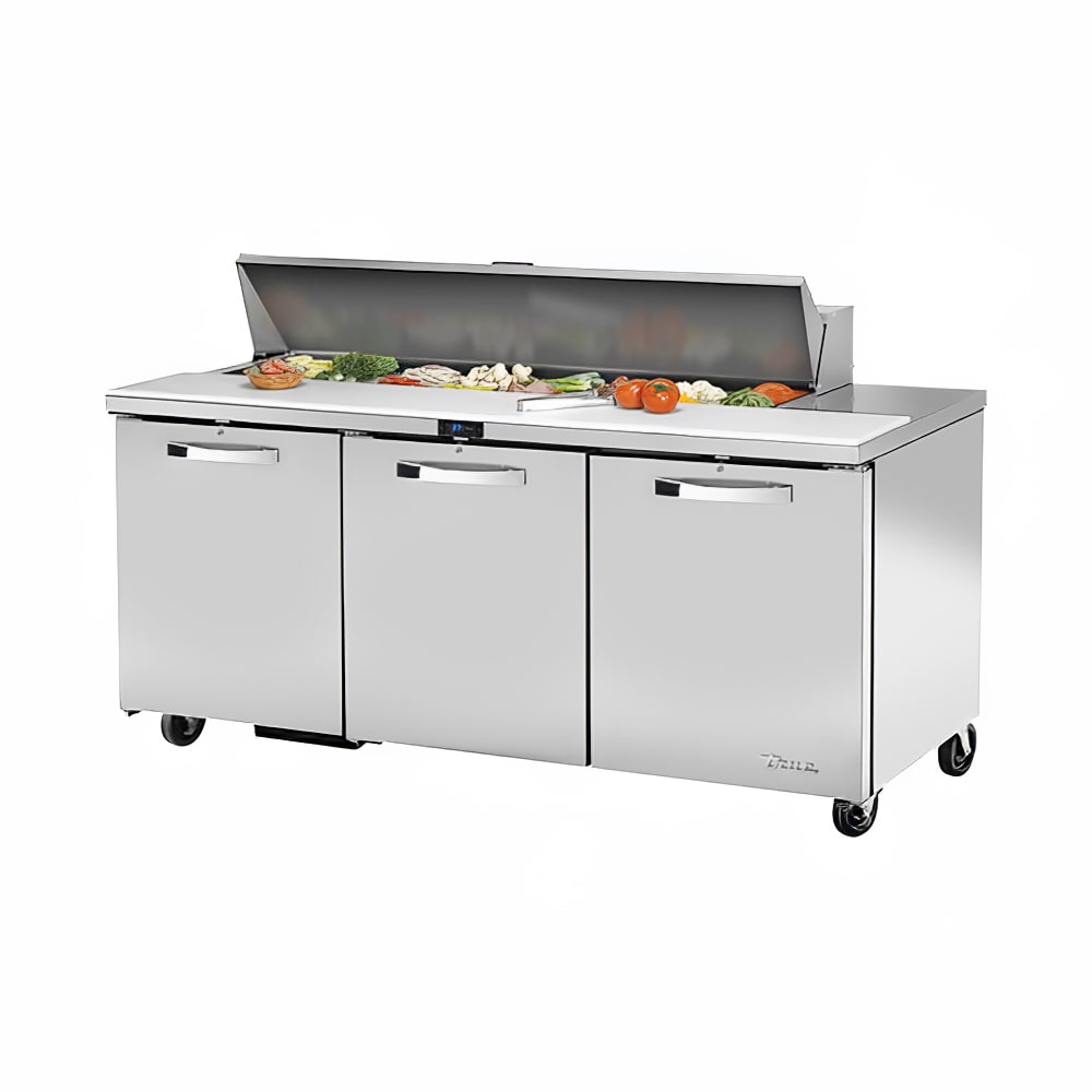 True TSSU-72-16-HC~SPEC3 ADA 72" Spec Series® Sandwich/Salad Prep Table w/ Refrigerated Base, 115v