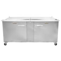 True TSSU-72-18-HC 72" TSSU Series Sandwich/Salad Prep Table w/ Refrigerated Base, 115v thumbnail 24