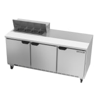 True TSSU-72-08-HC 72" TSSU Series Sandwich/Salad Prep Table w/ Refrigerated Base, 115v thumbnail 3