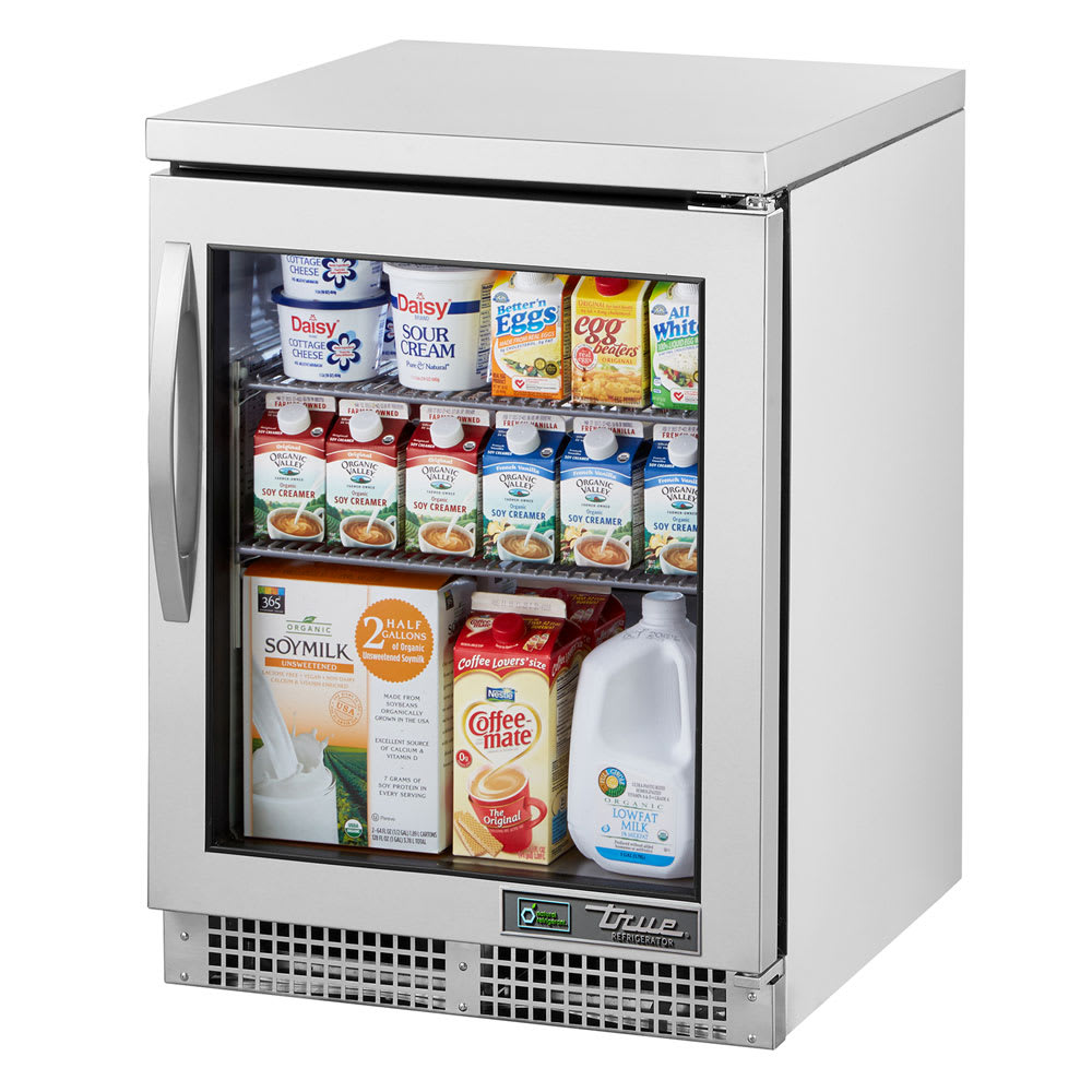 True TUC-24G-HC~FGD01 24" W Undercounter Refrigerator w/ (1) Section & (1) Right Hinge Door, 115v