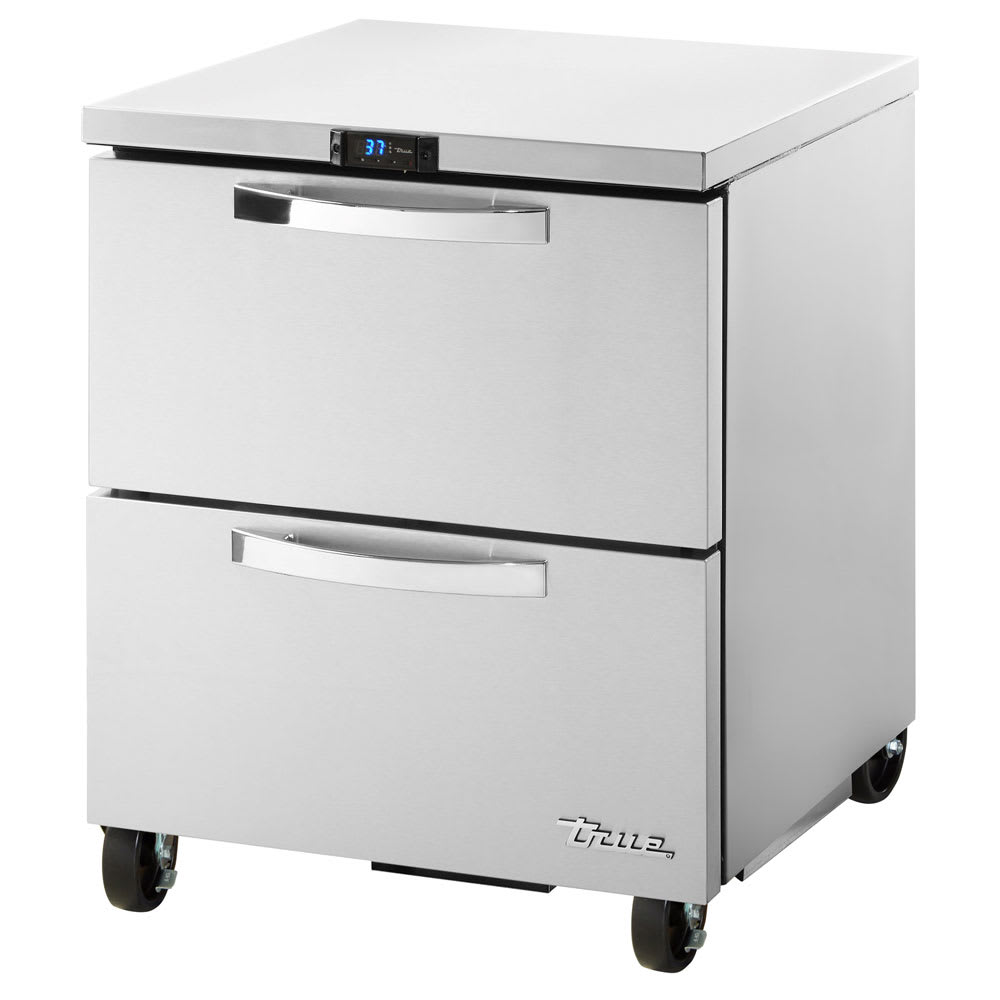 True TUC-27D-2-HC~SPEC3 27" W Undercounter Refrigerator w/ (1) Section & (2) Drawers, 115v