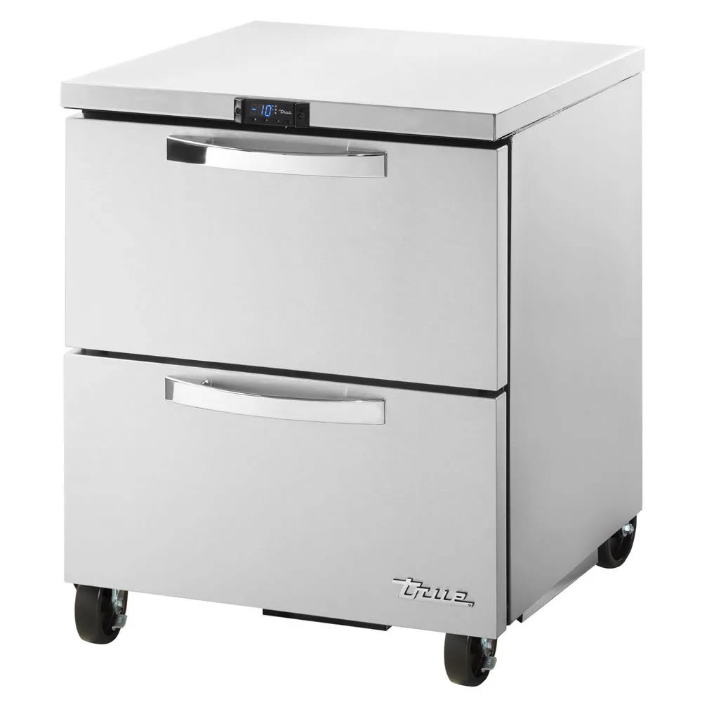 True TUC-27F-D-2-HC~SPEC3 27" W Undercounter Freezer w/ (1) Section & (2) Drawers, 115v