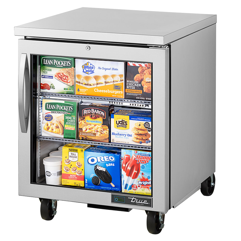 True TUC-27FG-HC~FGD01 27 5/8" Undercounter Freezer w/ (1) Section, (1) Door, 115v