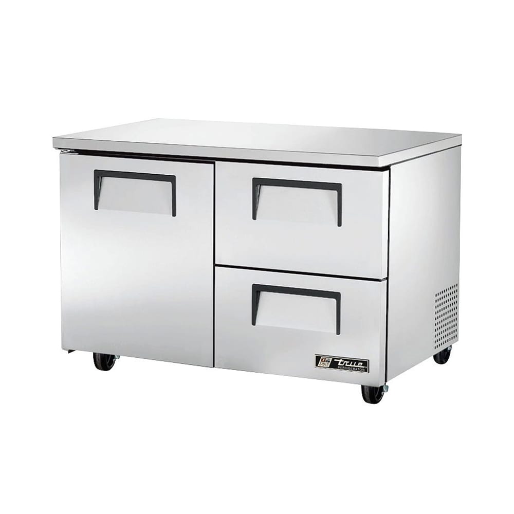 True TUC-48D-2-HC 48" W Undercounter Refrigerator w/ (2) Sections, (2) Drawers & (1) Door, 115v
