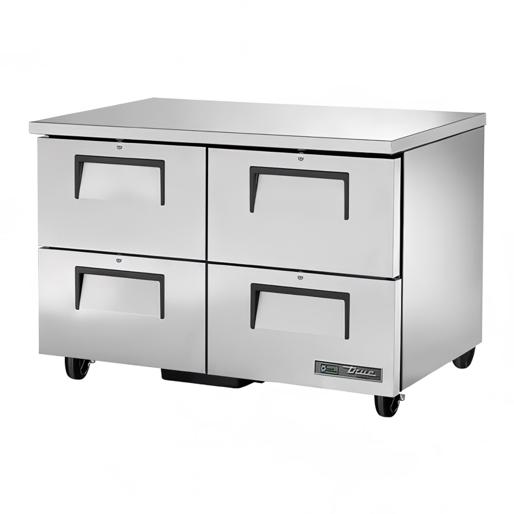 True TUC-48F-D-4-HC 48 1/2" W Undercounter Freezer w/ (4) Sections & (4) Drawers, 115v