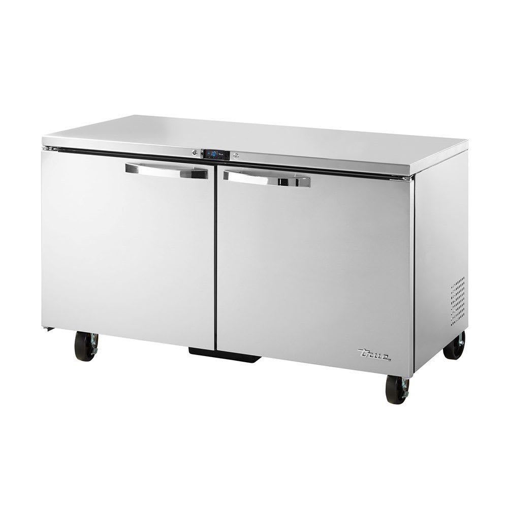 True TUC-60F-HC~SPEC3 60" W Undercounter Freezer w/ (2) Sections & (2) Doors, 115v