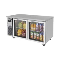 True TUC-60G-HC~FGD01 60" W Undercounter Refrigerator w/ (2) Sections & (2) Doors, 115v thumbnail 2