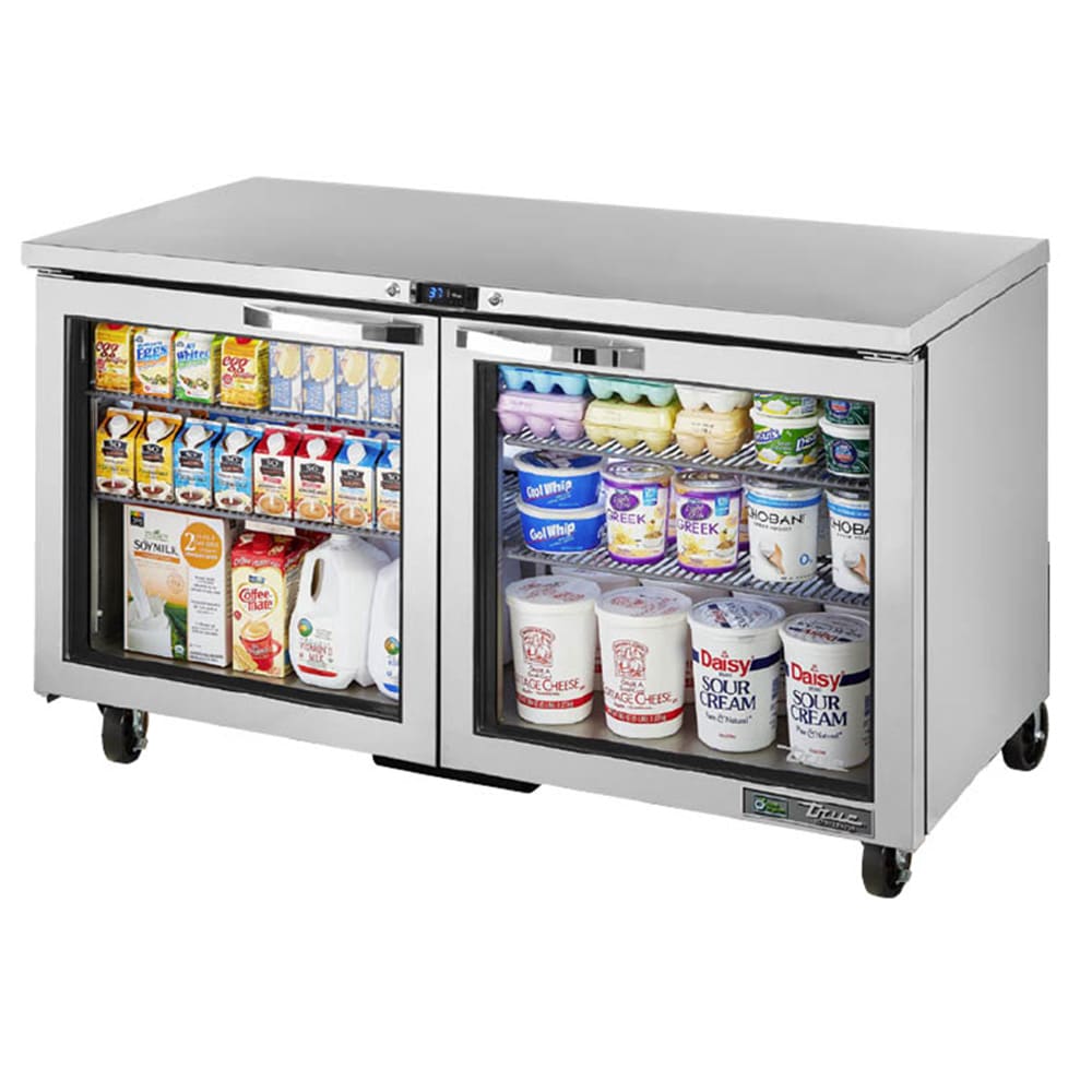 True TUC-60G-LP-HC~SPEC3 60 3/8" Spec Series® Undercounter Refrigerator w/ (2) Sections & (2) Doors, 115v