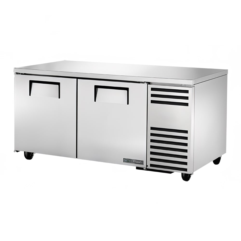 True TUC-67-HC 67" W Undercounter Refrigerator w/ (2) Sections & (2) Doors, 115v