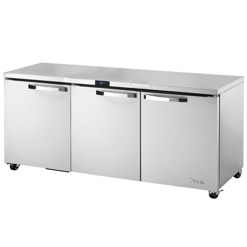 True TUC-72-HC~SPEC3 ADA 72" W Undercounter Refrigerator w/ (3) Sections & (3) Doors, 115v