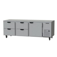 True TUC-93D-4-HC~SPEC3 93" W Undercounter Refrigerator w/ (3) Sections, (1) Door & (4) Drawers, 115v thumbnail 3