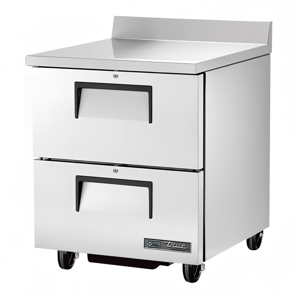 True TWT-27D-2-HC ADA 28" Worktop Refrigerator w/ (1) Section & (2) Drawers, 115v