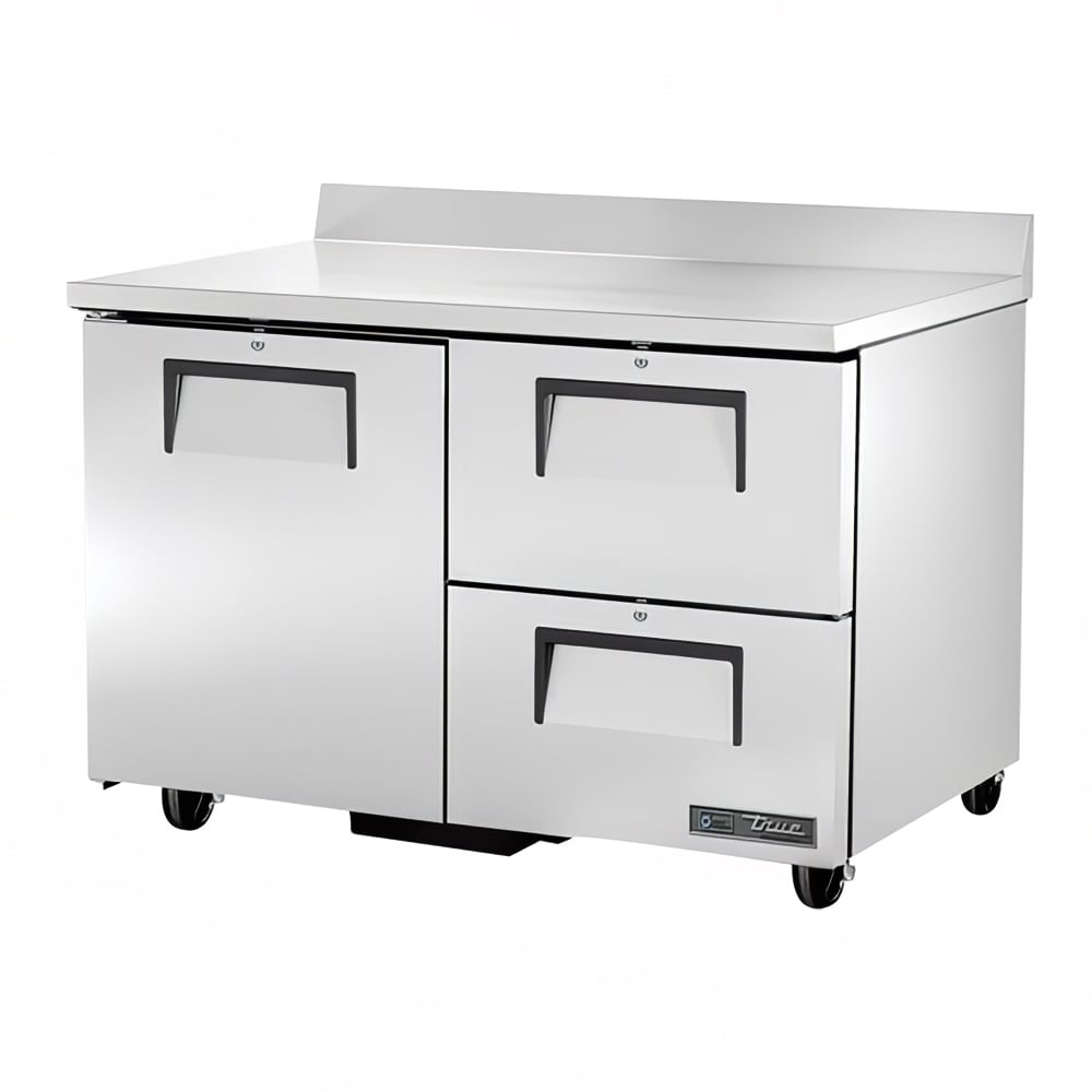 True TWT-48D-2-HC 48" Worktop Refrigerator w/ (2) Sections & (2) Drawers, 115v