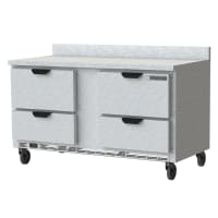 True TWT-60D-4-HC 60" Worktop Refrigerator w/ (2) Sections & (4) Drawers, 115v thumbnail 3