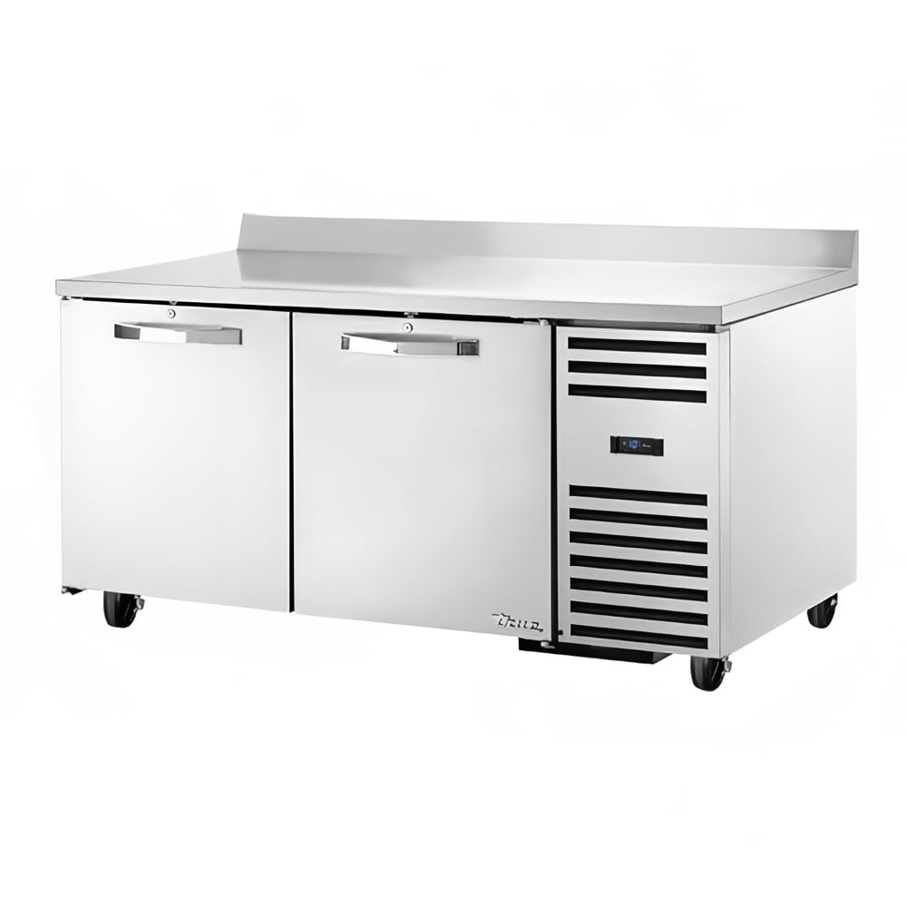 True TWT-67-HC~SPEC3 67" Worktop Refrigerator w/ (2) Sections, 115v
