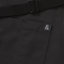 Hedley & Bennett Full Length Bib Apron w/ (2) Pockets - 39 1/2" x 37", Cotton, Char Grey (HB001548) thumbnail 2