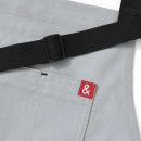 Hedley & Bennett Full Length Bib Apron w/ (2) Pockets - 33" x 30", Cotton, Earl Grey (HB001562) thumbnail 2