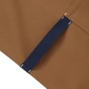 Hedley & Bennett Full Length Bib Apron w/ (2) Pockets - 39 1/2" x 37", Cotton, Denver Brown (HB001633) thumbnail 3