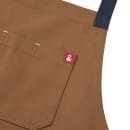Hedley & Bennett Full Length Bib Apron w/ (2) Pockets - 33" x 30", Cotton, Denver Brown (HB001634) thumbnail 2