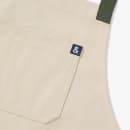 Hedley & Bennett Full Length Bib Apron w/ (2) Pockets - 33" x 30", Cotton, Sage White (HB001719) thumbnail 2