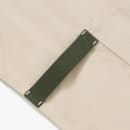 Hedley & Bennett Full Length Bib Apron w/ (2) Pockets - 33" x 30", Cotton, Sage White (HB001719) thumbnail 3