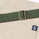 Hedley & Bennett Full Length Bib Apron w/ (2) Pockets - 33" x 30", Cotton, Sage White (HB001720) thumbnail 2