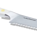 Hedley & Bennett 8 3/5" Bread Knife w/ Steel White Handle, German Steel (HB001732) thumbnail 3