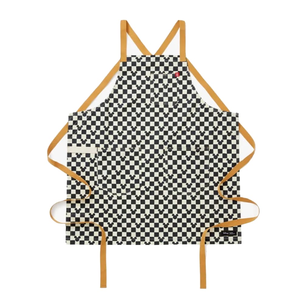 Hedley & Bennett Full Length Bib Apron w/ (2) Pockets - 33" x 30", Cotton, Mickey Mouse (HB002603 (AXB-MKCH-PRNT))