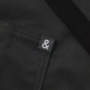 Hedley & Bennett 2 Pocket Bistro Apron - 21" x 28", Cotton, Char Grey (QC001260) thumbnail 2