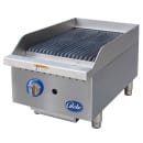 Globe GCB15G-RK 15" Countertop Gas Charbroiler w/ Cool-Touch Edge, Char Rock thumbnail 2