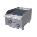 Globe GCB15G-SR 15" Countertop Gas Charbroiler w/ Cast-Iron Grates, Radiant thumbnail 2