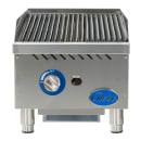 Globe GCB15G-SR 15" Countertop Gas Charbroiler w/ Cast-Iron Grates, Radiant thumbnail 4