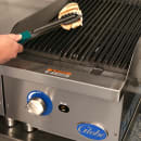 Globe GCB15G-SR 15" Countertop Gas Charbroiler w/ Cast-Iron Grates, Radiant thumbnail 6