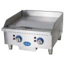 Globe GG24TG 24" Gas Griddle w/ Thermostatic Controls - 1" Steel Plate, Convertible thumbnail 2
