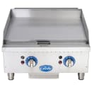 Globe GG24TG 24" Gas Griddle w/ Thermostatic Controls - 1" Steel Plate, Convertible thumbnail 3