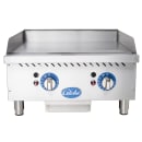 Globe GG24TG 24" Gas Griddle w/ Thermostatic Controls - 1" Steel Plate, Convertible thumbnail 4