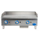 Globe GG36G 36" Gas Griddle w/ Manual Controls - 1" Steel Plate, Convertible thumbnail 2